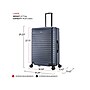 InUSA Deep 29.23" Hardside Suitcase, 4-Wheeled Spinner, Blue (IUDEE00L-BLU)~#|#~sp121843673_sc7