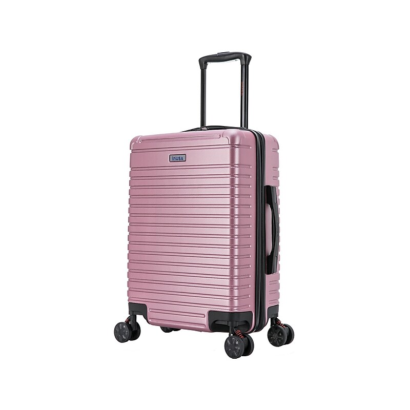 InUSA Deep 21.65" Hardside Carry-On Suitcase, 4-Wheeled Spinner, Rose Gold (IUDEE00S-ROS) image 1