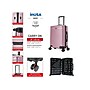 InUSA Deep 21.65" Hardside Carry-On Suitcase, 4-Wheeled Spinner, Rose Gold (IUDEE00S-ROS)~#|#~sp121843700_sc7