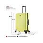 InUSA Deep 29.23" Hardside Suitcase, 4-Wheeled Spinner, Green (IUDEE00L-GRN)~#|#~sp121843720_sc7