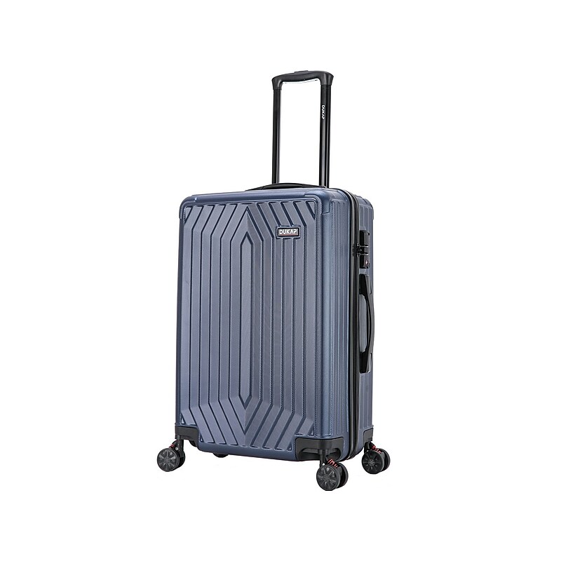 DUKAP Stratos 24" Hardside Suitcase, 4-Wheeled Spinner, TSA Checkpoint Friendly, Blue (DKSTR00M-BLU) image 1