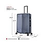 DUKAP Stratos 28" Hardside Suitcase, 4-Wheeled Spinner, TSA Checkpoint Friendly, Blue (DKSTR00L-BLU)~#|#~sp121925101_sc7