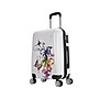 InUSA Fusion 20" Hardside Butterfly Carry-On Suitcase, 4-Wheeled Spinner, TSA Checkpoint Friendly, White (IUAPC00S-FUS)~#|#~sp121925102_sc7
