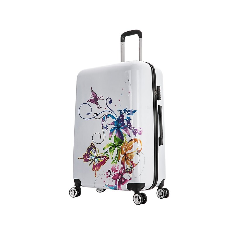 InUSA Fusion 28" Hardside Butterfly Suitcase, 4-Wheeled Spinner, TSA Checkpoint Friendly, Fusion (IUAPC00L-FUS) image 1