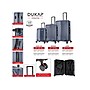 DUKAP Stratos Hardside Spinner Luggage Set, TSA Checkpoint Friendly, Blue (DKSTRSML-BLU)~#|#~sp121925155_sc7