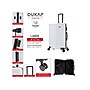 DUKAP Stratos 28" Hardside Suitcase, 4-Wheeled Spinner, TSA Checkpoint Friendly, White (DKSTR00L-WHI)~#|#~sp121925186_sc7