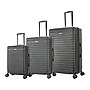 InUSA Deep 3-Piece Hardside Spinner Luggage Set, Black (IUDEESML-BLK)~#|#~sp121925188_sc7