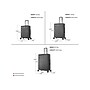 InUSA Deep 3-Piece Hardside Spinner Luggage Set, Black (IUDEESML-BLK)~#|#~sp121925193_sc7