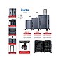 InUSA Deep 3-Piece Hardside Spinner Luggage Set, Blue (IUDEESML-BLU)~#|#~sp121925225_sc7