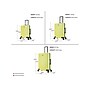 InUSA Deep 3-Piece Hardside Spinner Luggage Set, Green (IUDEESML-GRN)~#|#~sp121925247_sc7