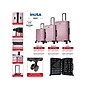 InUSA Deep 3-Piece Hardside Spinner Luggage Set, Rose Gold (IUDEESML-ROS)~#|#~sp121925276_sc7