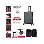 DUKAP Stratos 24" Hardside Suitcase, 4-Wheeled Spinner, TSA Checkpoint Friendly, Black (DKSTR00M-BLK)~#|#~sp121925334_sc7