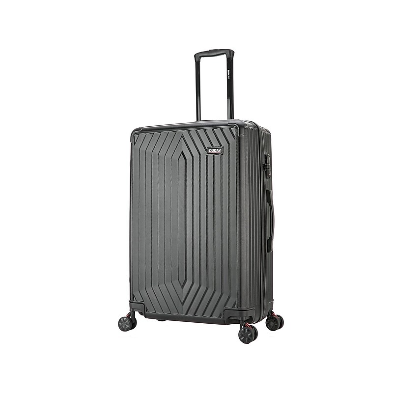 DUKAP Stratos 28" Hardside Suitcase, 4-Wheeled Spinner, TSA Checkpoint Friendly, Black (DKSTR00L-BLK) image 1