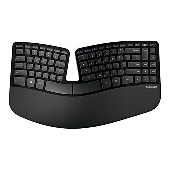Microsoft Sculpt Ergonomic For Business Wireless Keyboard, Black (5KV-00001)