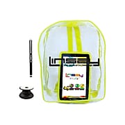 Linsay 7" Tablet with Holder, Pen, Case, and Backpack, WiFi, 2GB RAM, 32GB Storage, Android 12, Black/Yellow (F7UHDKIDSBAGP)