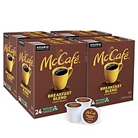 96CT McCafe Breakfast Blend Coffee Keurig K-Cup Pods Deals