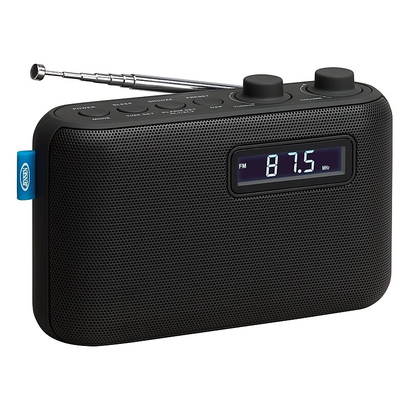 Jensen Portable AM/FM Digital Radio with Clock (SR-50) image 1