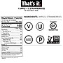 THAT'S IT Gluten Free Apple & Strawberry Nutrition Bar, 1.2 oz., 12 Bars/Box (307-00238)~#|#~sp122112690_sc7