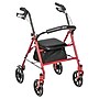 Drive Medical Folding Rollator, Red (10257RD-1)~#|#~sp122116732_sc7