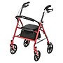 Drive Medical Folding Rollator, Red (10257RD-1)~#|#~sp122116733_sc7