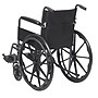 Drive Medical Silver Sport 1 Manual Wheelchair, 18" Seat Width, Full Arms, Black (SSP118FA-SF)~#|#~sp122117814_sc7
