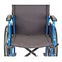 Drive Medical Blue Streak Manual Wheelchair, 20" Seat Width, Flipback Desk Arms, Blue (BLS20FBD-SF)~#|#~sp122120595_sc7