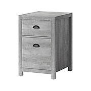 Whalen Fallbrook 2-Drawer Vertical File Cabinet, Letter/Legal, Smoked Ash, 20" (SPUS-FBSF-GM)