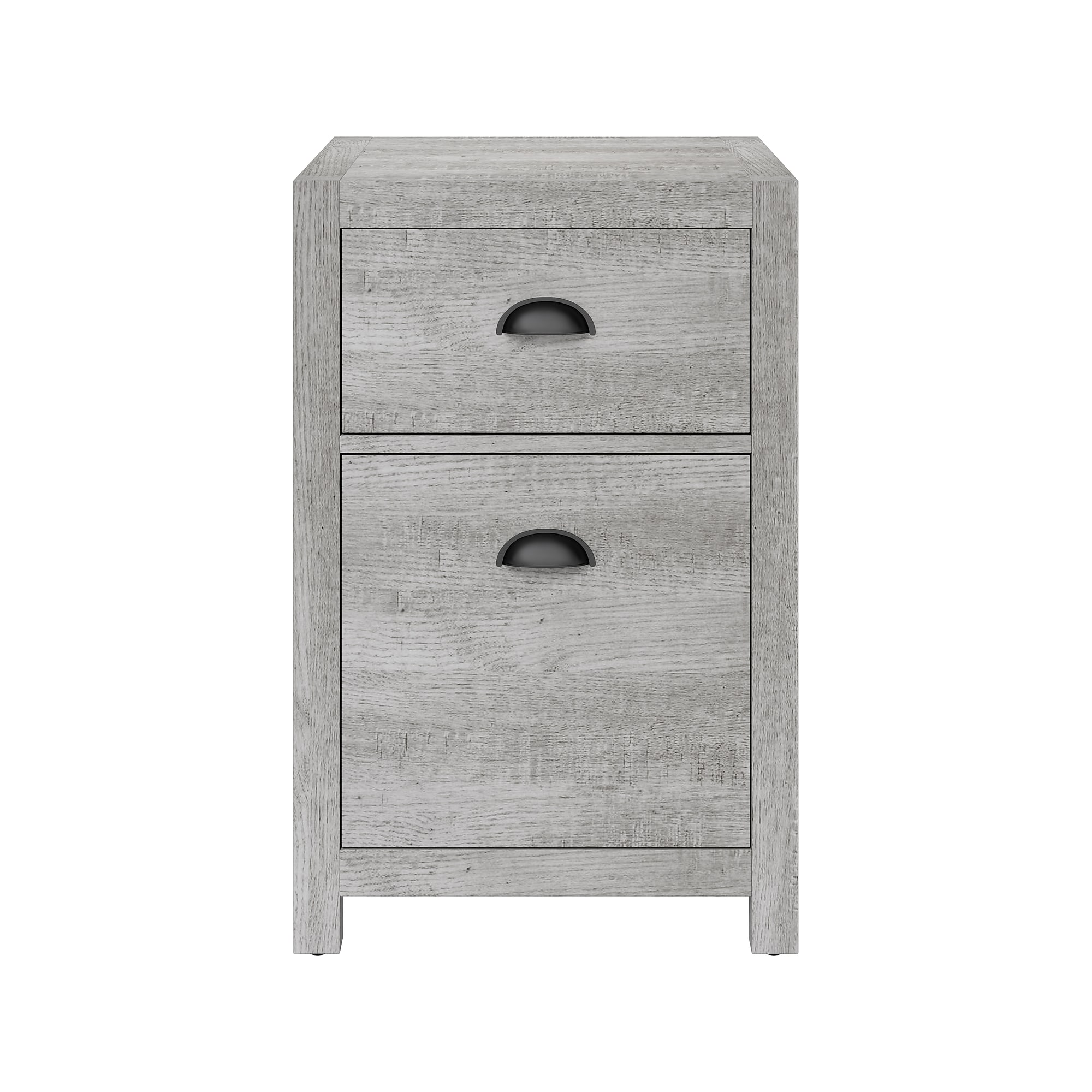 Whalen Fallbrook 2-Drawer Vertical File Cabinet, Letter/Legal Size, 26.25″H x 17″W x 20″D, Smoked Ash (SPUS-FBSF-GM) Sansujyuku sansujyuku.com