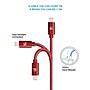 LAX Gadgets Lightning to USB-A Charging Cable, 4 ft., Red (LGHTMFI4FT-RED)~#|#~sp12230391_sc7