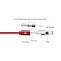 LAX Gadgets Lightning to USB-A Charging Cable, 4 ft., Red (LGHTMFI4FT-RED)~#|#~sp12230392_sc7
