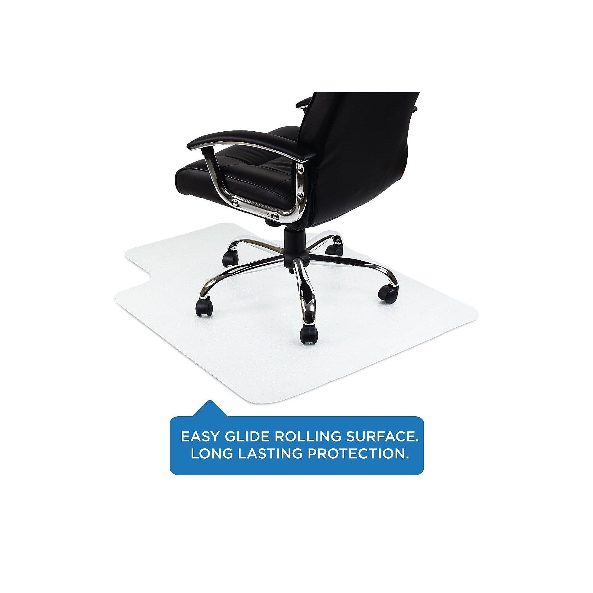Mount-It! Carpet Chair Mat with Lip, 35.5″ x 47″, Clear Vinyl (MI-7817) Sansujyuku sansujyuku.com