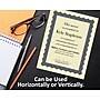 Great Papers Metallic Certificates, 8.5" x 11", Beige/Blue, 100/Pack (934400)~#|#~sp122432319_sc7