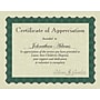 Great Papers Metallic Certificates, 8.5" x 11", Beige/Green, 100/Pack (934200)~#|#~sp122432320_sc7