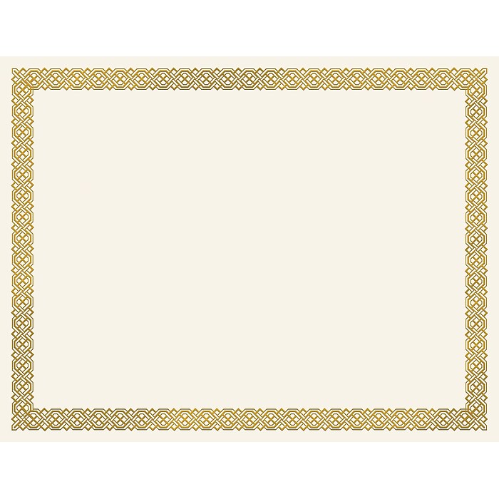 護衛募集員　foil 4枚セット Award Certificate Holder With Gold Foil | Gartner Studios