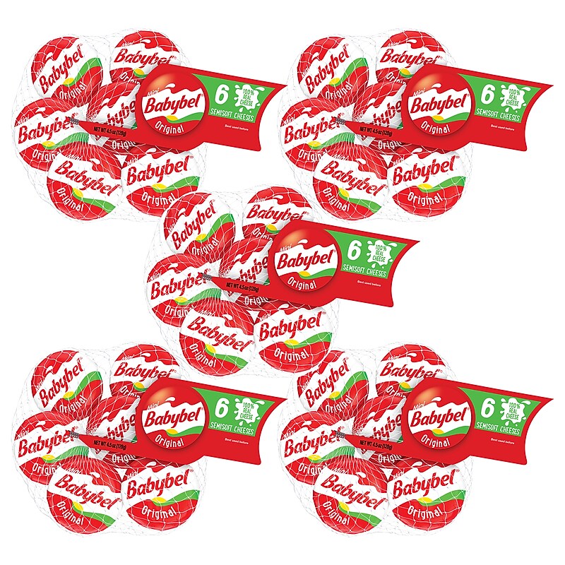 Babybel Mini Cheese, 5/Pack (600-00232) image 1