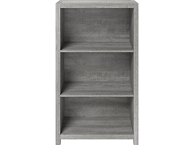 Whalen Fallbrook 3-Shelf 48″H Bookcase, Smoked Ash/Rustic Warm Gray (SPUS-FBBK-GM) Sansujyuku sansujyuku.com