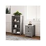 Whalen Fallbrook 3-Shelf 48"H Bookcase, Smoked Ash/Rustic Warm Gray (SPUS-FBBK-GM)~#|#~sp122516806_sc7