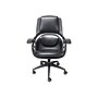 ALL33 BackStrong C1 Ergonomic Vegan Leather Swivel Computer and Desk Chair, Black (50505)~#|#~sp122517027_sc7