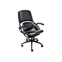 ALL33 BackStrong C1 Ergonomic Vegan Leather Swivel Computer and Desk Chair, Black (50505)~#|#~sp122517028_sc7