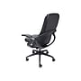 ALL33 BackStrong C1 Ergonomic Vegan Leather Swivel Computer and Desk Chair, Black (50505)~#|#~sp122517030_sc7