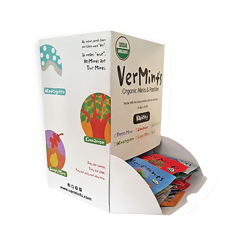 VerMints Mints, Assorted Flavors, 120 Pieces/Pack, 120/Box (VNT00991) image 1
