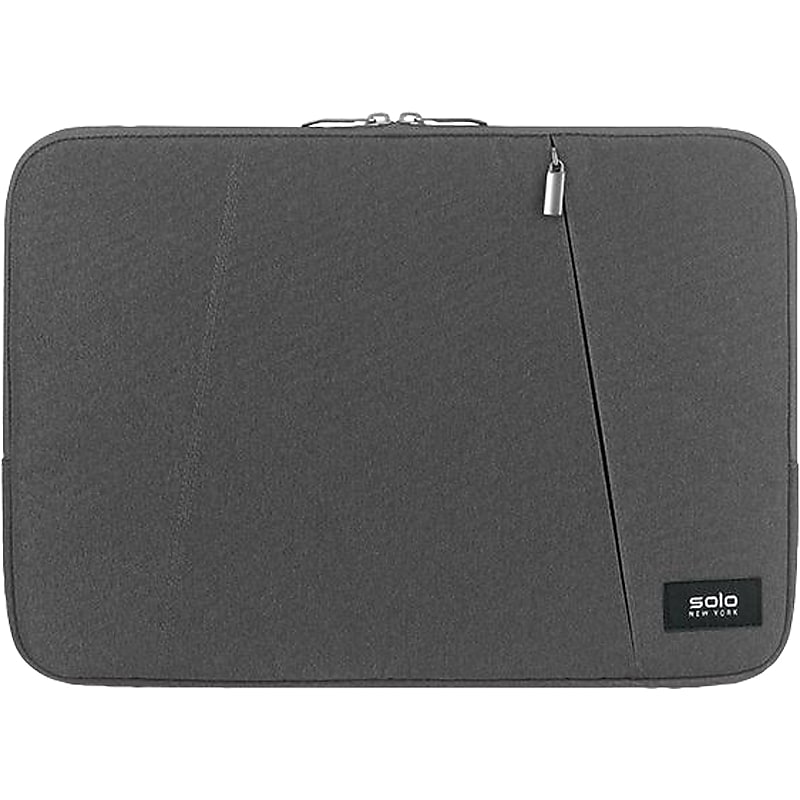 Solo New York Oswald Polyester Laptop Sleeve for 15.6" Laptops, Gray (SLV1615-10) image 1
