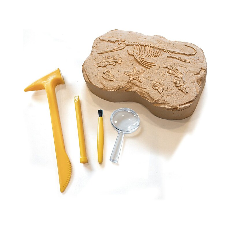 Educational Insights GeoSafari Fossil Excavation Kit, Assorted Colors (5340) image 1