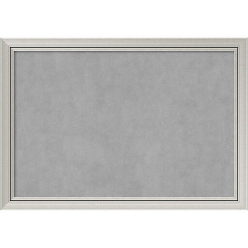 Amanti Art Framed Board Extra Large Romano Silver 40"W x 28"H