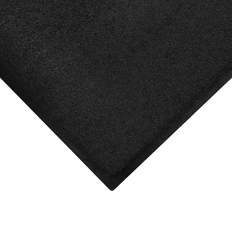M + A Matting Brush Hog Commercial Wiper/Scraper Floor Mat, 5.75' x 7.92', Charcoal (395168100) image 1