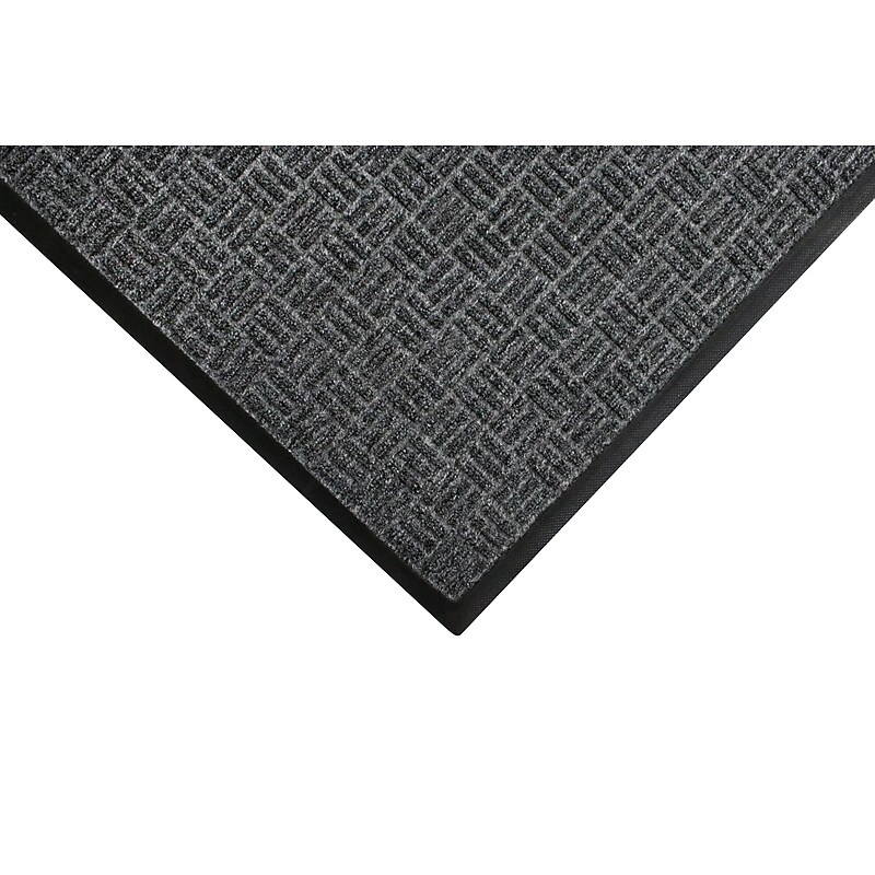 M + A Matting WaterHog Masterpiece Select Commercial Wiper/Scraper Entrance Floor Mat, 19.4' x 5.83', Thunderstorm (2653568070) image 1