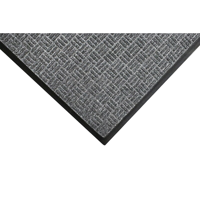 M + A Matting WaterHog Masterpiece Select Commercial Wiper/Scraper Entrance Floor Mat, 4.92' x 2.92', Pewter (2653335070) image 1