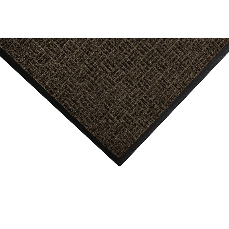 M + A Matting WaterHog Masterpiece Select Commercial Wiper/Scraper Entrance Floor Mat, 9.58' x 3.75', Nutmeg (26531410070) image 1