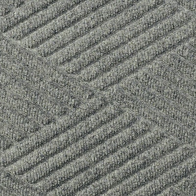M+A Matting WaterHog Max Diamond Commercial Wiper/Scraper Entrance Floor Mat, 4′ x 6′, Grey Ash (22957346170) Sansujyuku sansujyuku.com