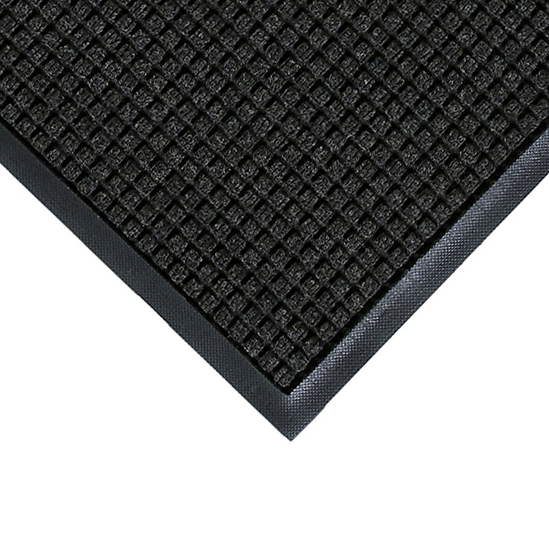 M + A Matting WaterHog Classic Commercial Wiper/Scraper Entrance Floor Mat, 6' x 10', Charcoal (20054610070) image 1